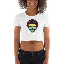Load image into Gallery viewer, Afro Skull Crop Top - Tees Arena | TeesArena.com