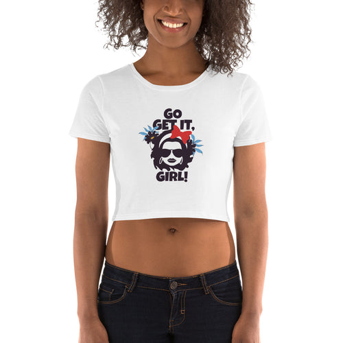 Go Get It Girl Crop Top - Tees Arena | TeesArena.com