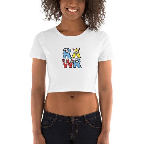 Rawr Crop Top - Tees Arena | TeesArena.com