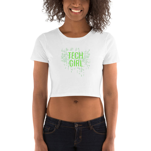 Tech Girl Crop Top - Tees Arena | TeesArena.com