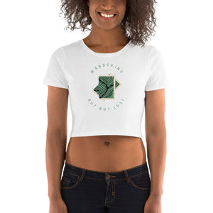 Wandering But Not Lost Crop Top - Tees Arena | TeesArena.com