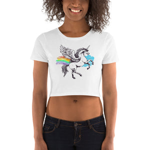 Badass Unicorn Crop Top